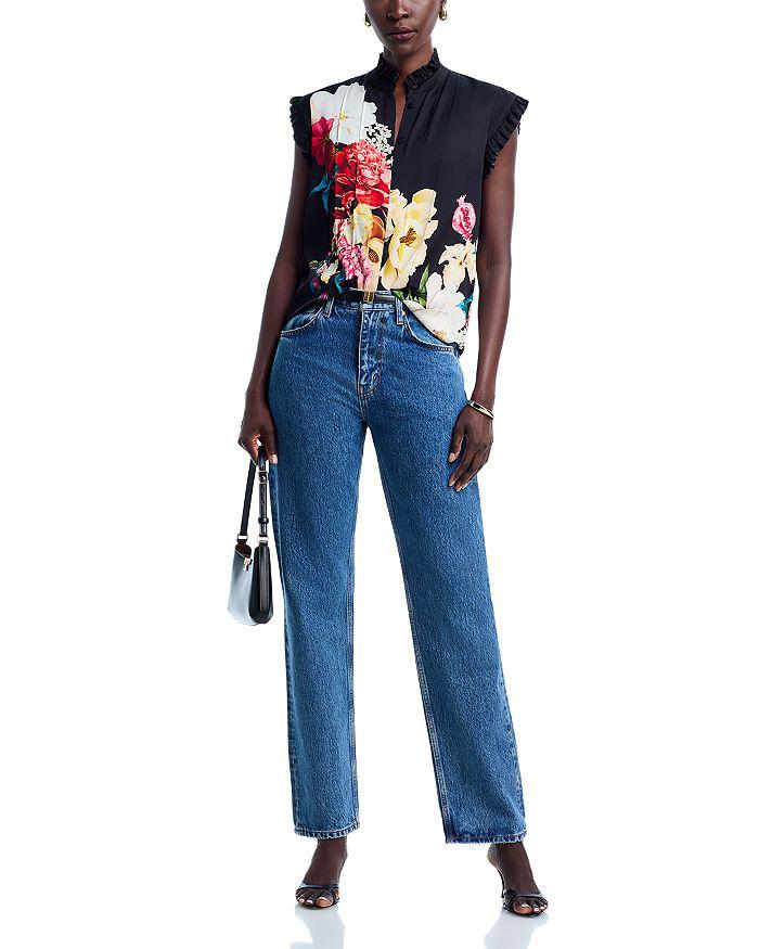 Tahari The Chloe Regent Silk Stretch Blouse