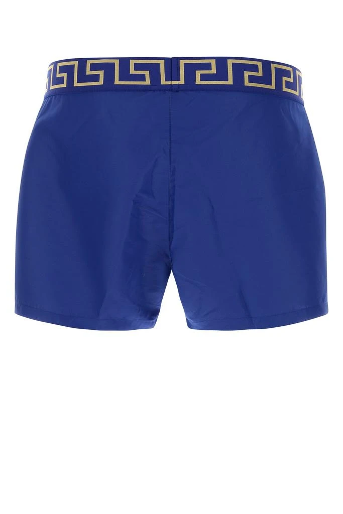 Versace Electric blue polyester swimming shorts 2