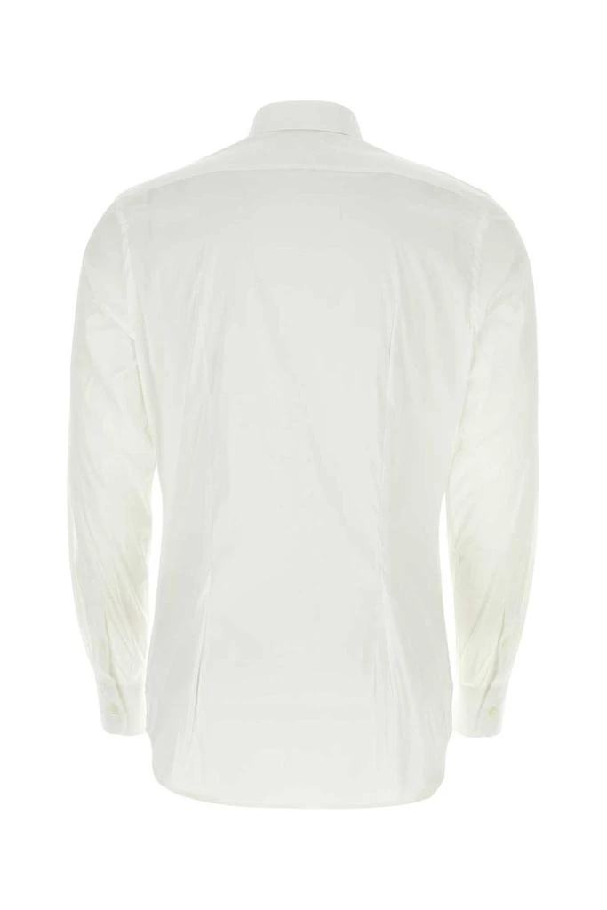 Prada Prada Long-Sleeved Poplin Shirt 2