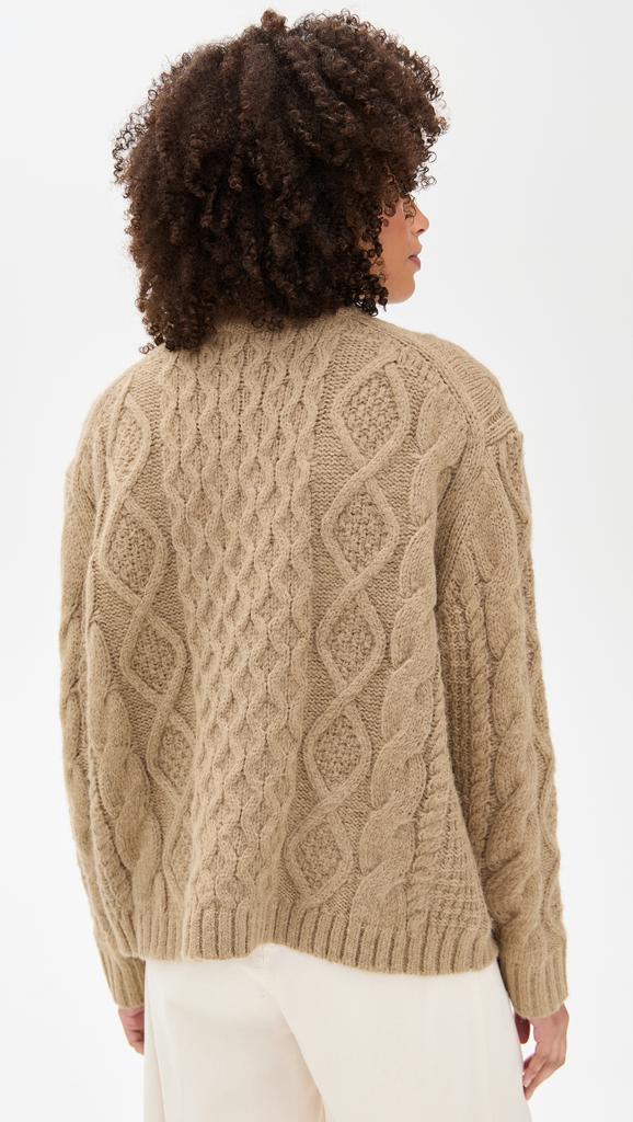 Jenni Kayne Cable Half Zip Sweater
