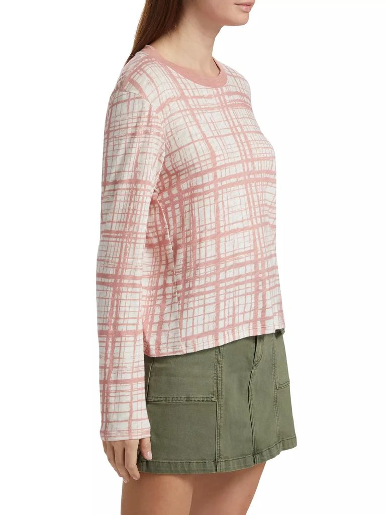 ATM Anthony Thomas Melillo Plaid Cotton Long-Sleeve Shirt 4