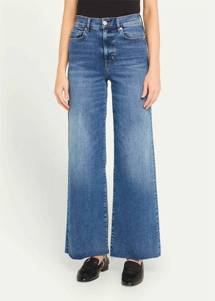 FRAME Frame - Le Slim Palazzo Fray Jeans 1