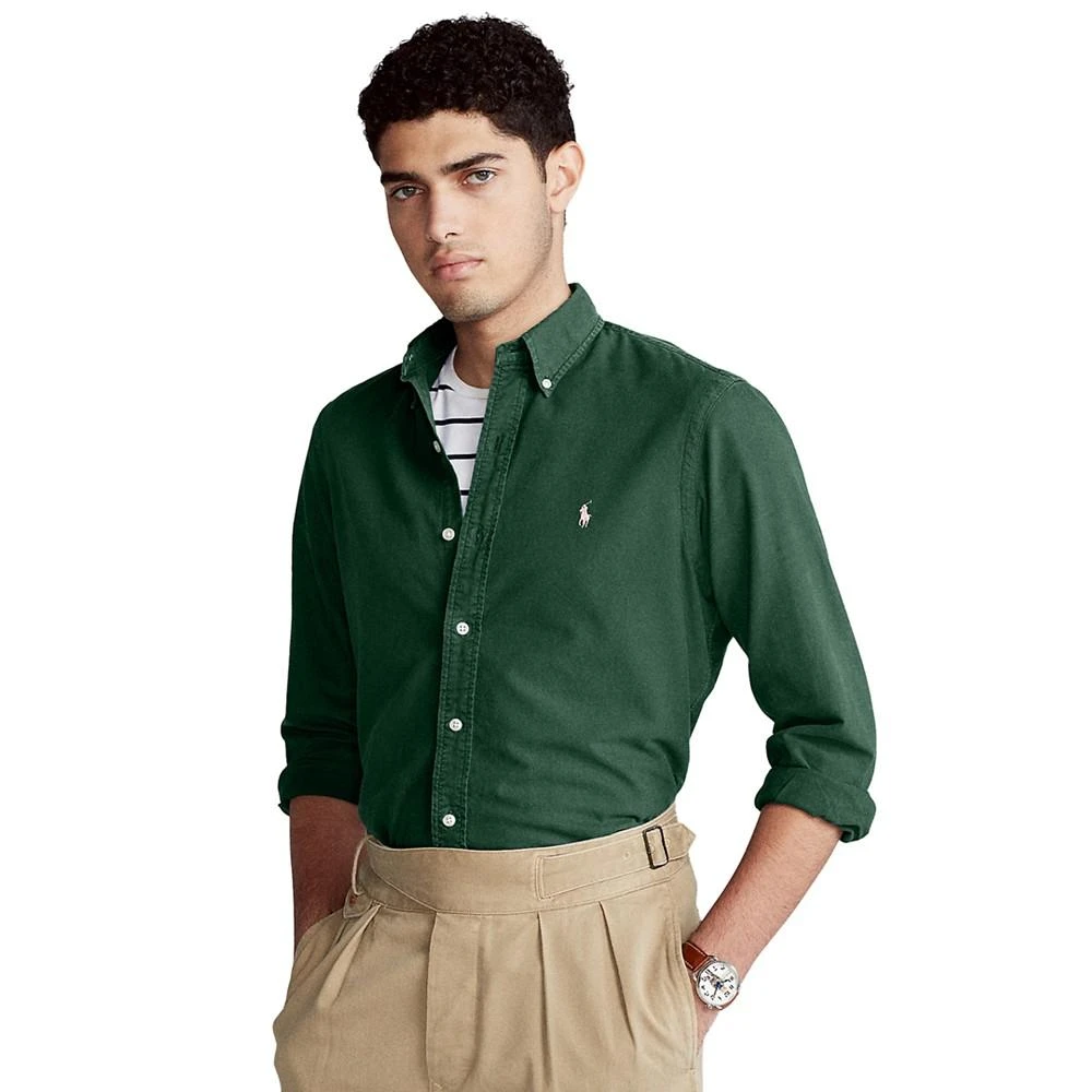 Ralph Lauren Men's Classic-Fit Garment-Dyed Oxford Shirt 1