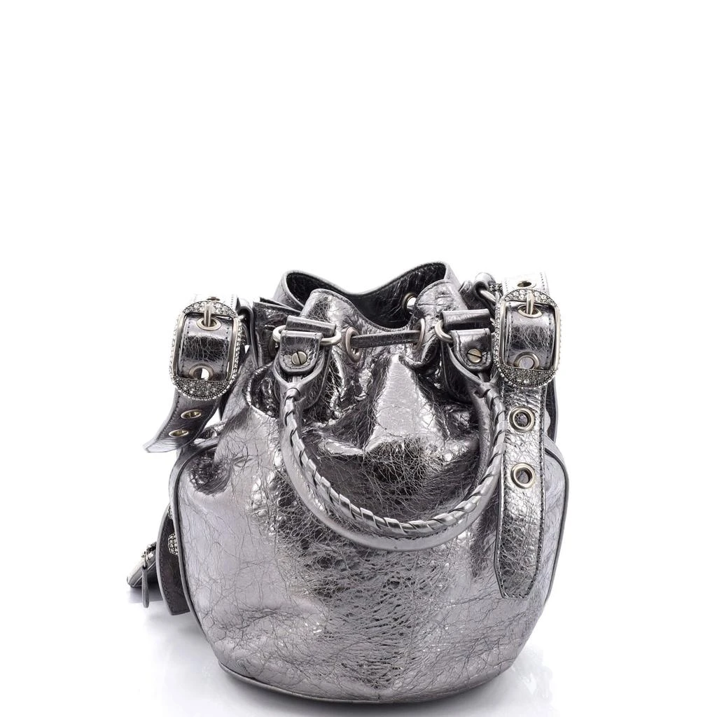 Balenciaga Le Cagole Giant Studs Bucket Bag Leather XS 3
