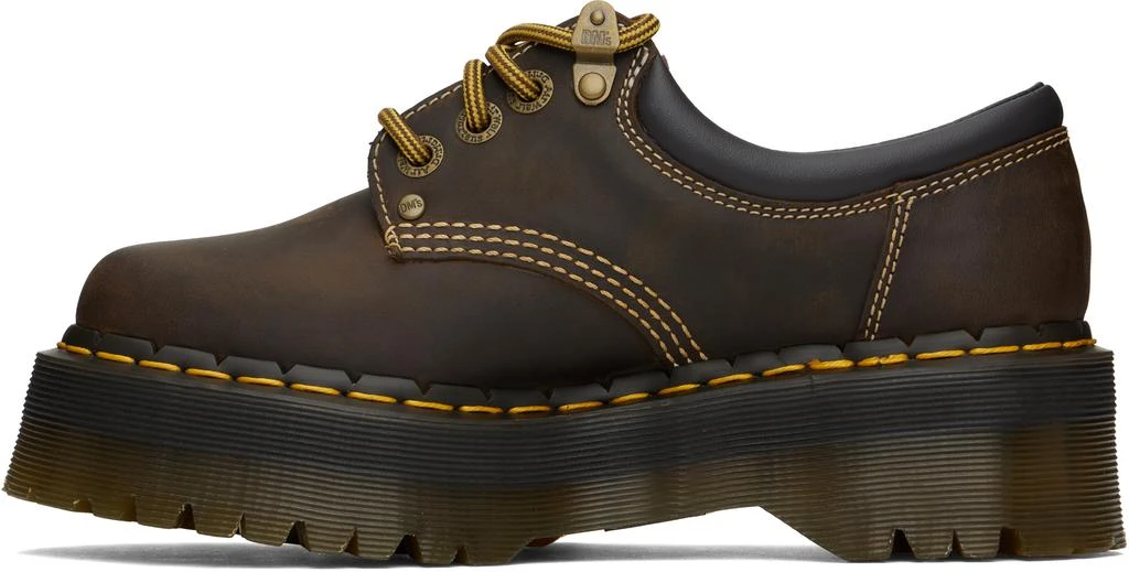 Dr. Martens Brown 8053 Arc Crazy Horse Leather Platform Derbys 3