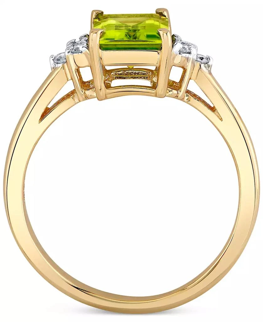 Macy
s Peridot (1-3/4 ct. t.w.) 
Diamond (1/8 ct. t.w.) Ring in 14k Yellow Gold 2