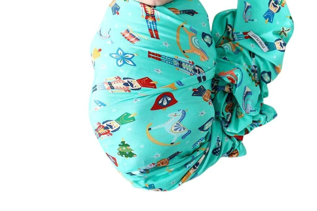 Posh Peanut Posh Peanut - Fritz Infant Swaddle And Headwrap Set 2