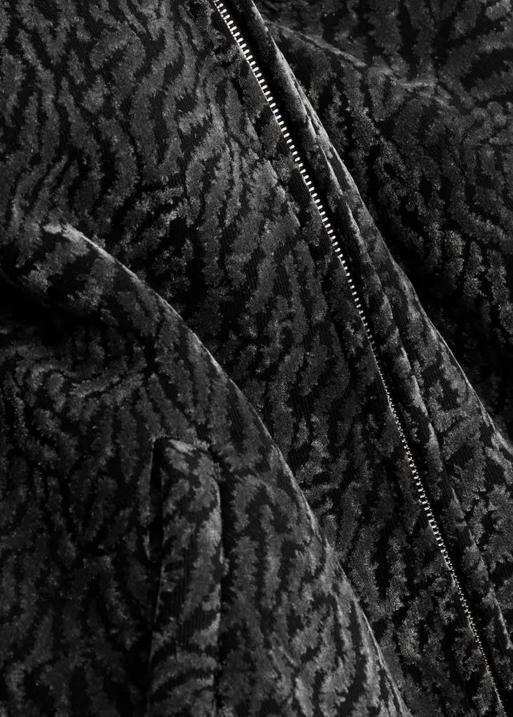 Isabel Marant Étoile Abelina velvet devoré bomber jacket 5