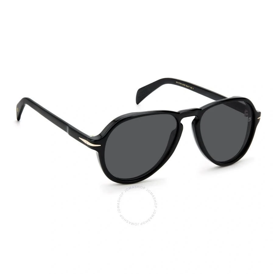 David Beckham Grey Pilot Men's Sunglasses DB 7079/S 0807/IR 55 3