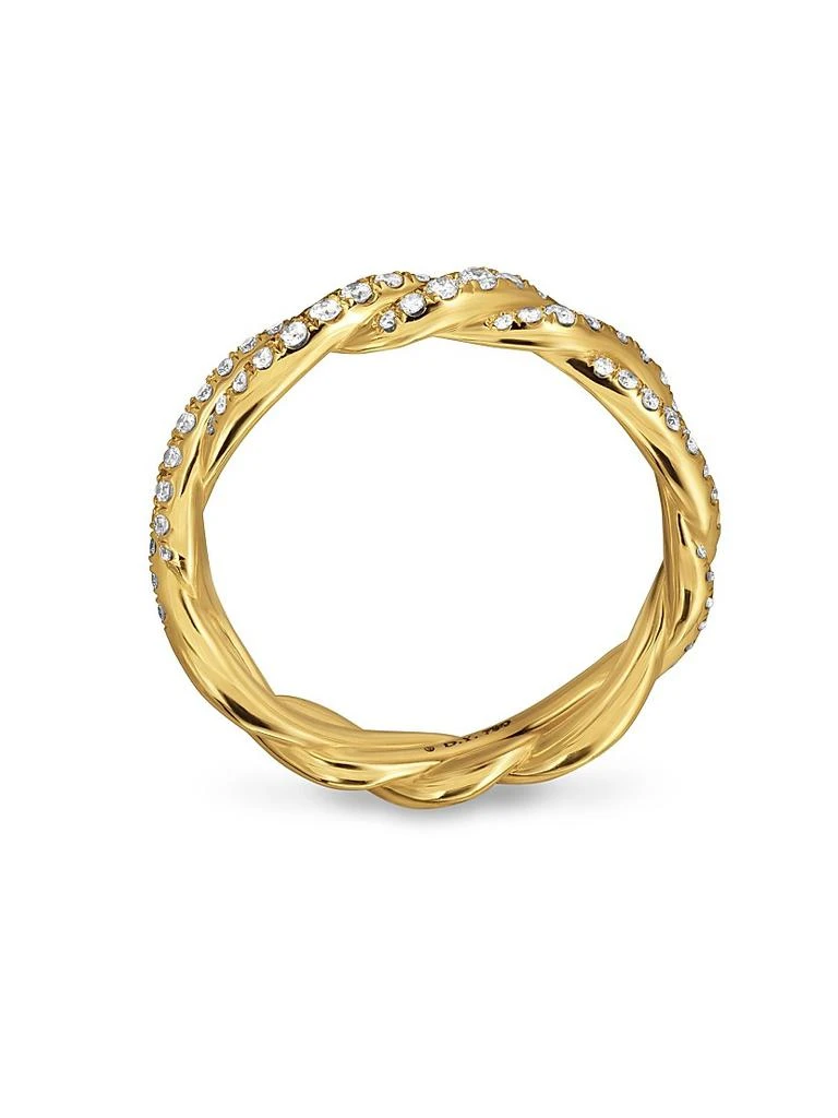 David Yurman Wisteria Band Ring in 18K Yellow Gold 4