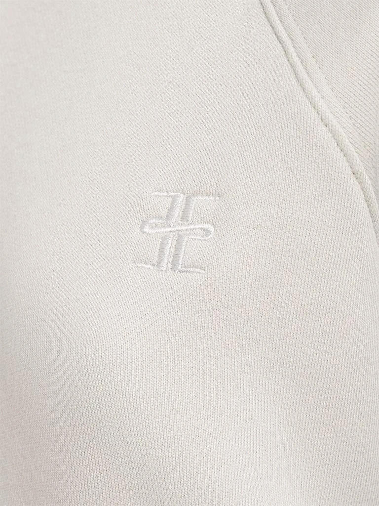 ÉTERNE Shrunken Raglan Sweatshirt 4
