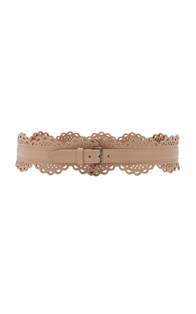 ベルト Alaia Cintura Bustier In Pelle ALAÏA Optic White Bustier Belt Vienne Wave Calfskin | ALAÏA US