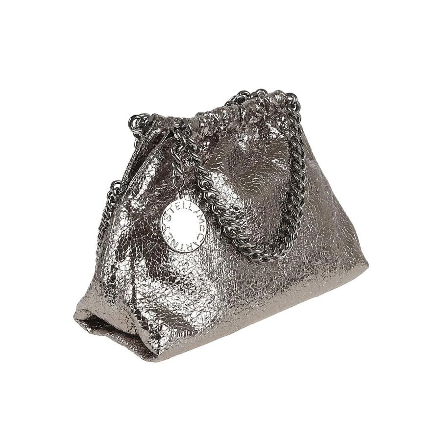 Stella McCartney Falabella Mini Drawstring Bag Metallic Crackl? 1