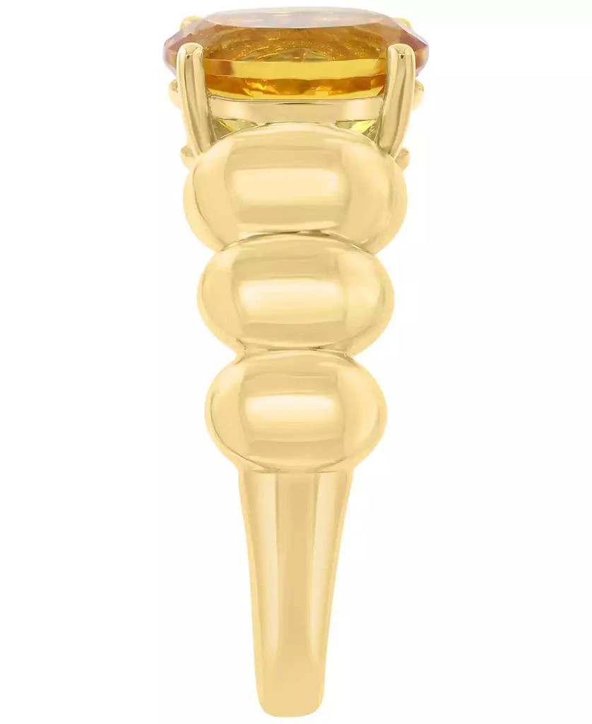 Effy Citrine Ring (1-1/2 ct. t.w.) in 14k Yellow Gold Over Silver 2