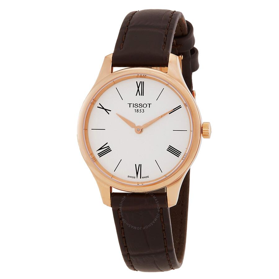 Tissot Tradition 5.5 Quartz White Dial Ladies Watch T063.209.36.038.00