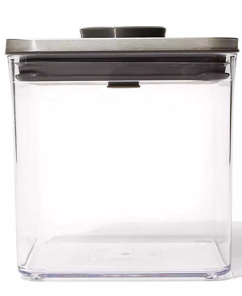 OXO Steel POP Big Square Short 1.1-Qt. Food Storage Container