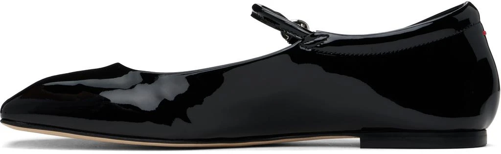 AEYDE Black Uma Leather Mary-Jane Ballerina Flats 3