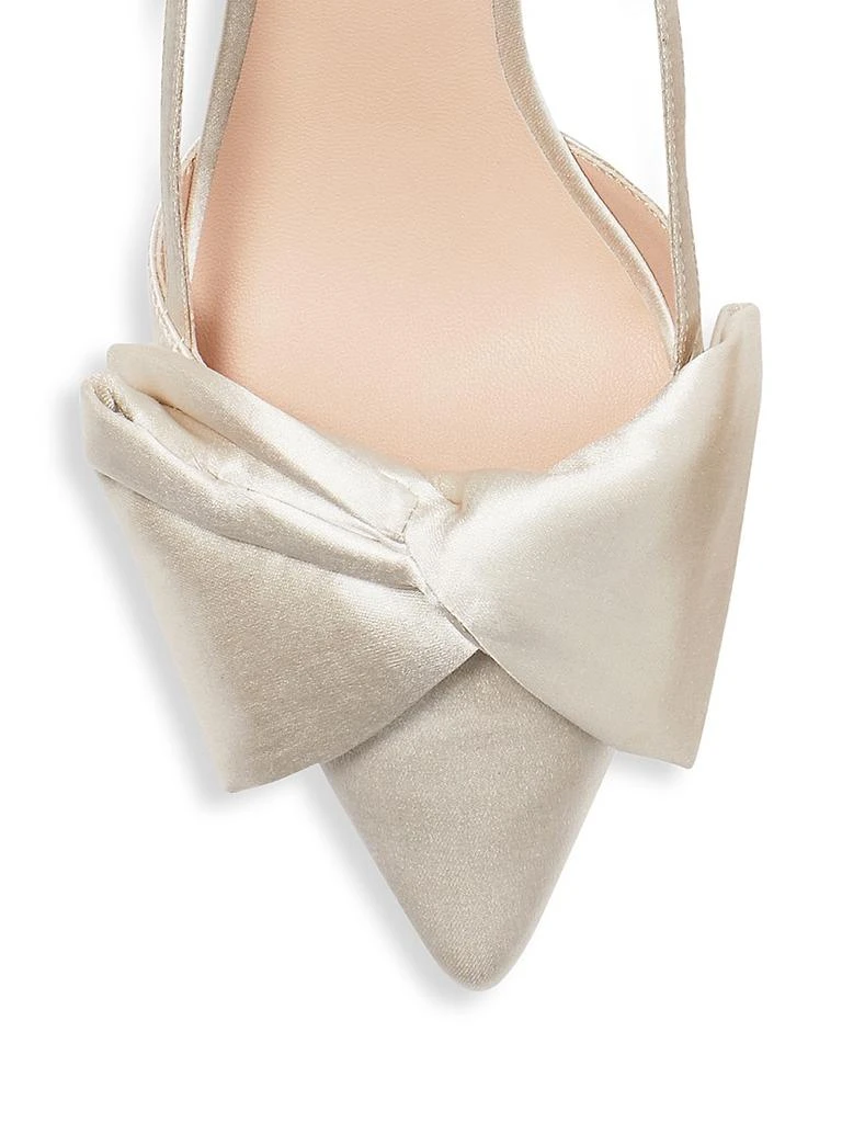 Kate Spade Marseille Bow Satin Slingback Pumps 4