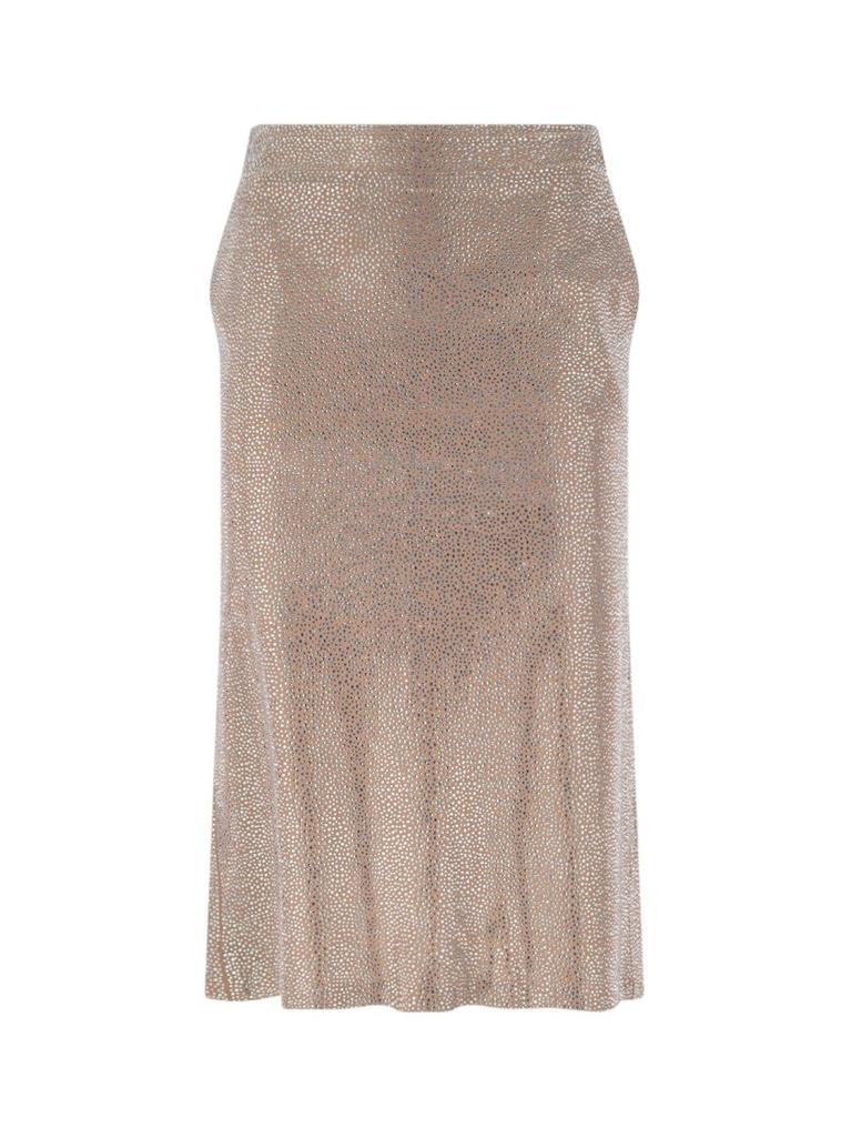 スカート Giuseppe di Morabito Midi skirt with silver rhinestones Giuseppe Di Morabito Midi Skirt With Silver Rhinestones