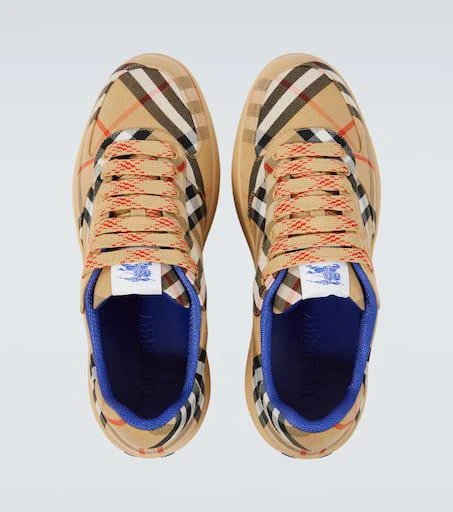 Burberry Burberry Check canvas sneakers 4