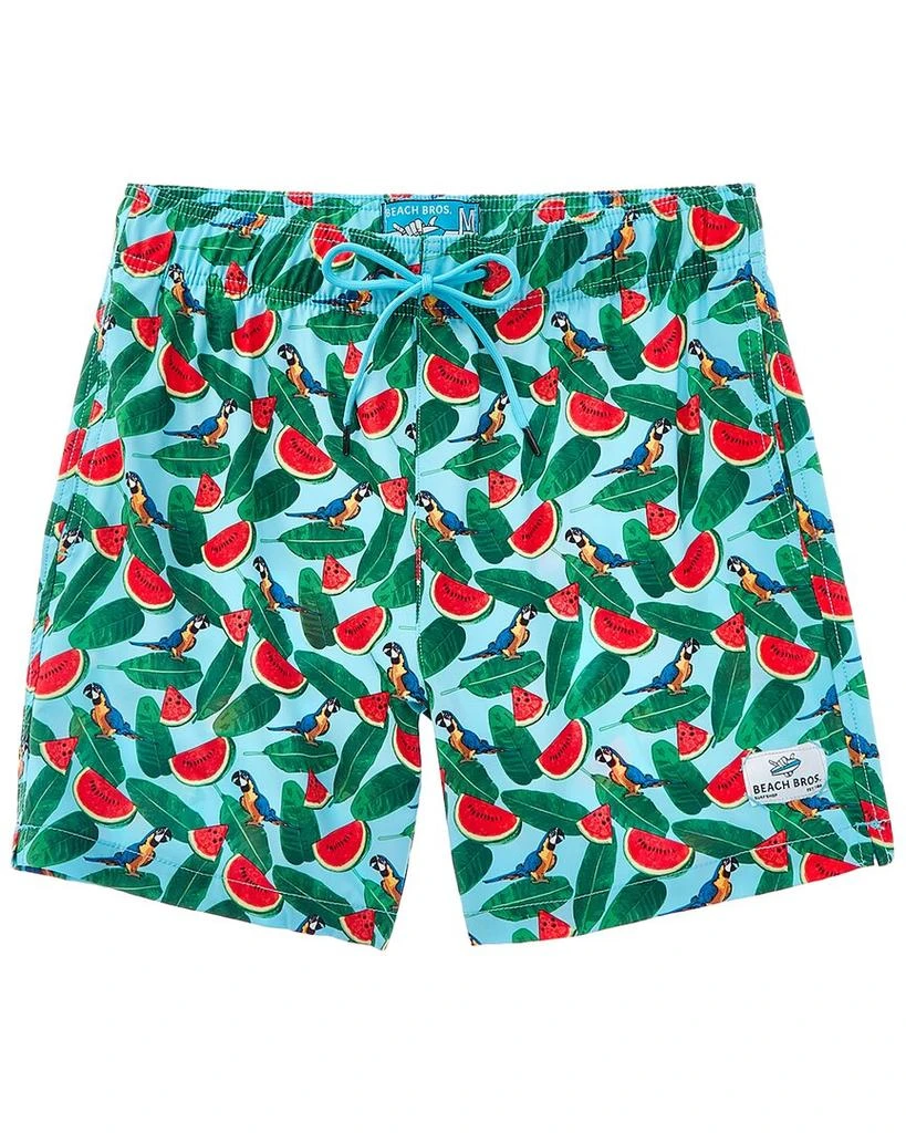 BEACH BROS Beach Bros Tropical Bird Swim Trunk 1