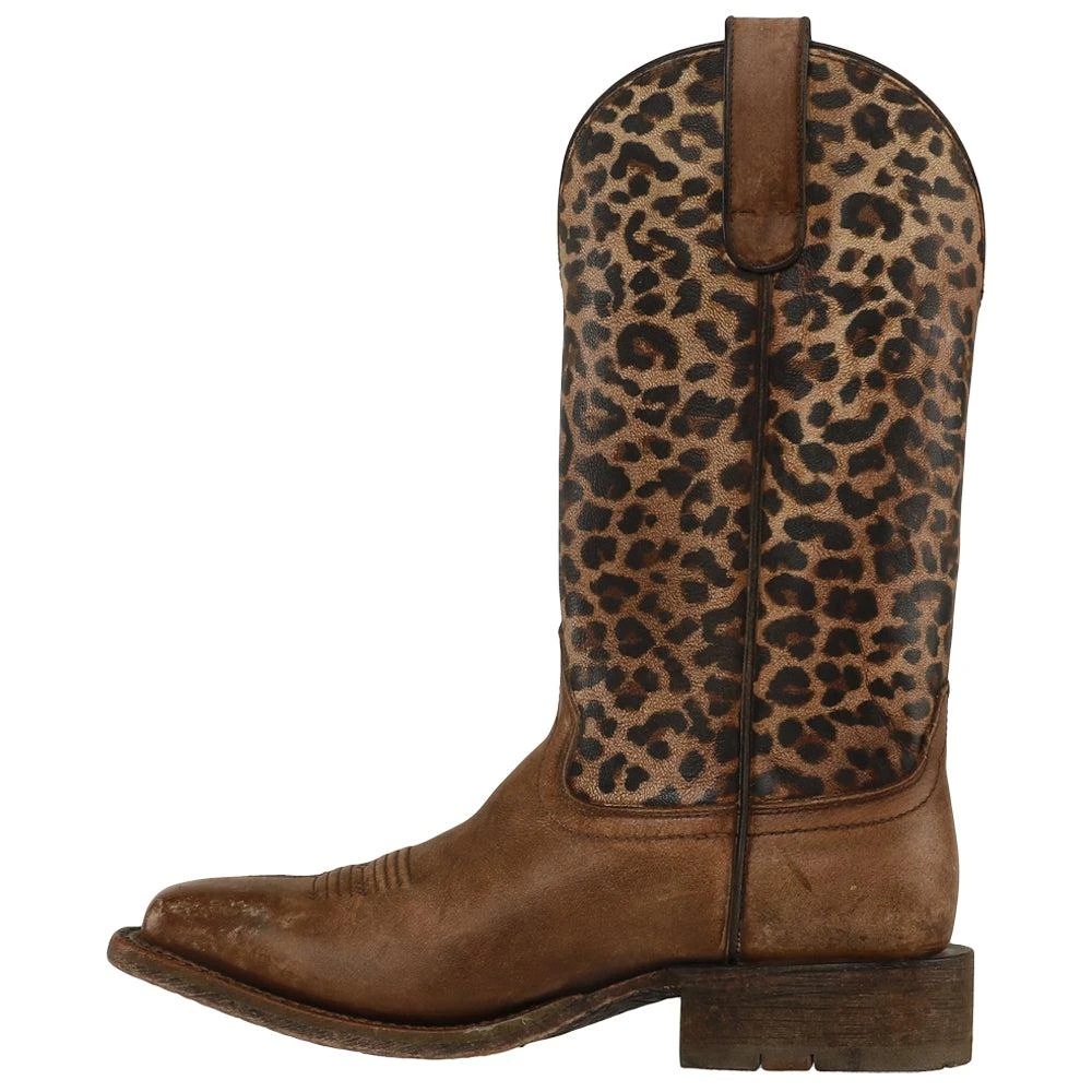 Ariat Circuit Savanna Leopard Square Toe Cowboy Boots 3