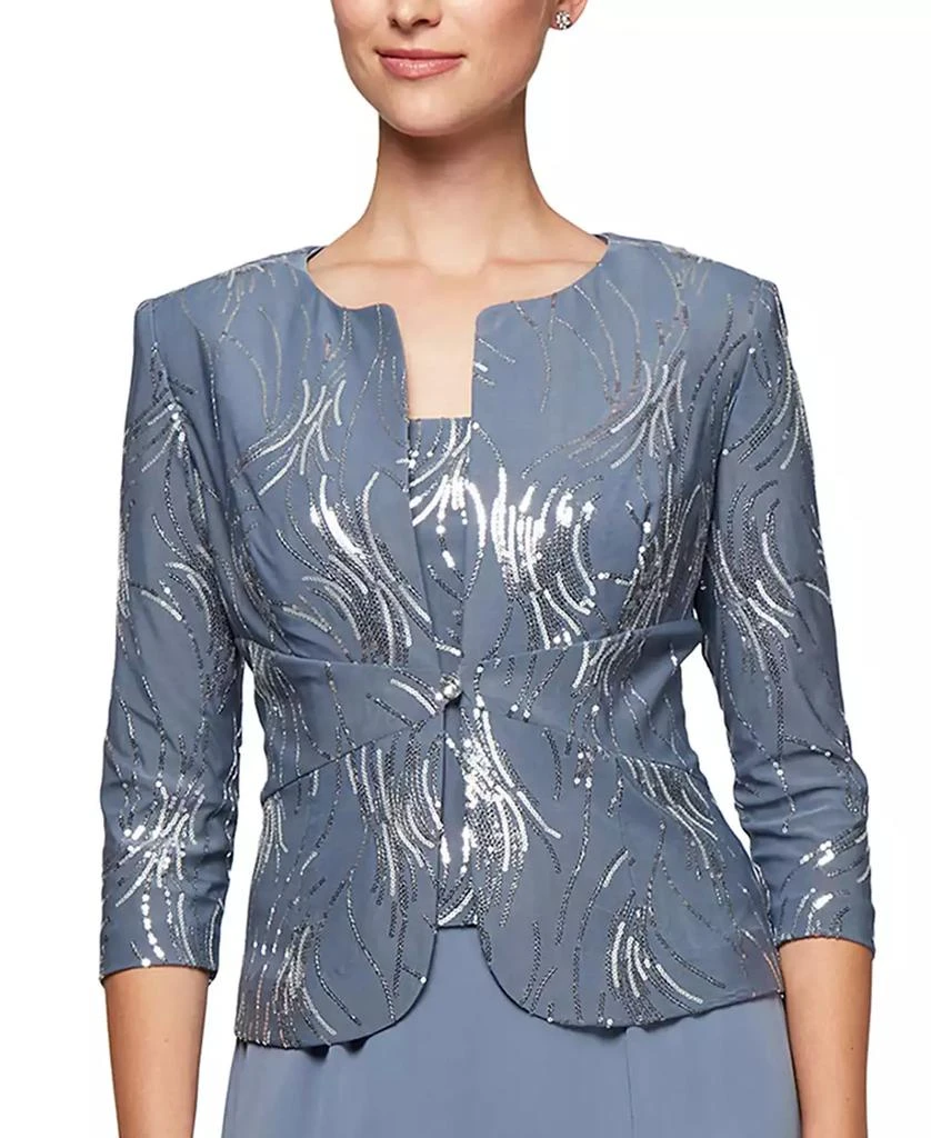 Alex Evenings 2-Pc. Embellished Jacket & A-Line Dress Set - Jackets - Free Shipping - BeyondStyle Alex Evenings 2-Pc. Embellished Jacket & A-Line Dress Set - Jackets - Free Shipping - BeyondStyle