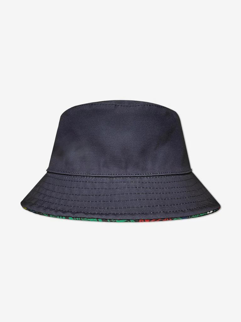 Billionaire Boys Club Billionaire Boys Club Kids Robot Print Reversible Bucket Hat in Multicolour 3