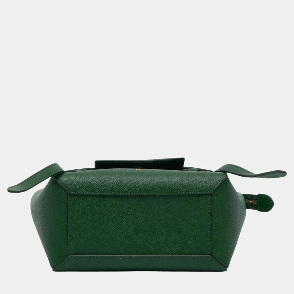 Celine Celine Green Leather Nano Belt Bag 3
