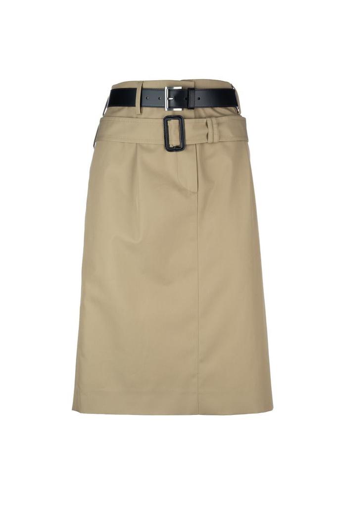 スカート PRADA SKIRT WITH APPLIQUES Prada Kid Mohair Skirt with Jeweled Buttons - Bergdorf Goodman