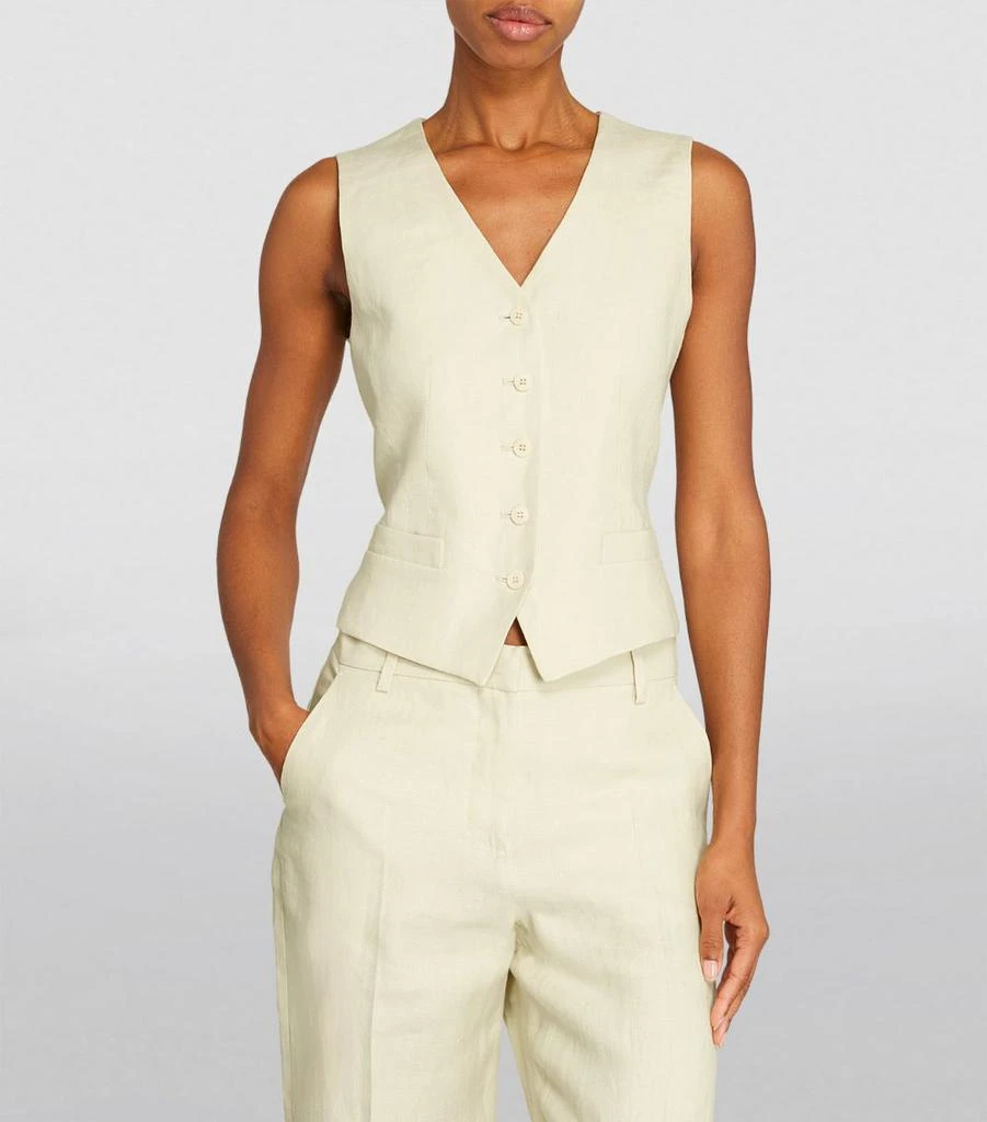 Weekend Max Mara Linen Waistcoat 3