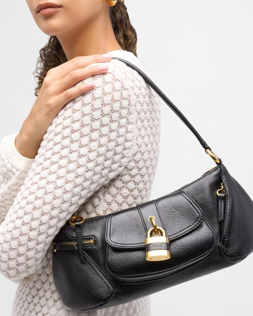 Chloé The 99 Shoulder Bag in Shiny Grained Calfskin 2