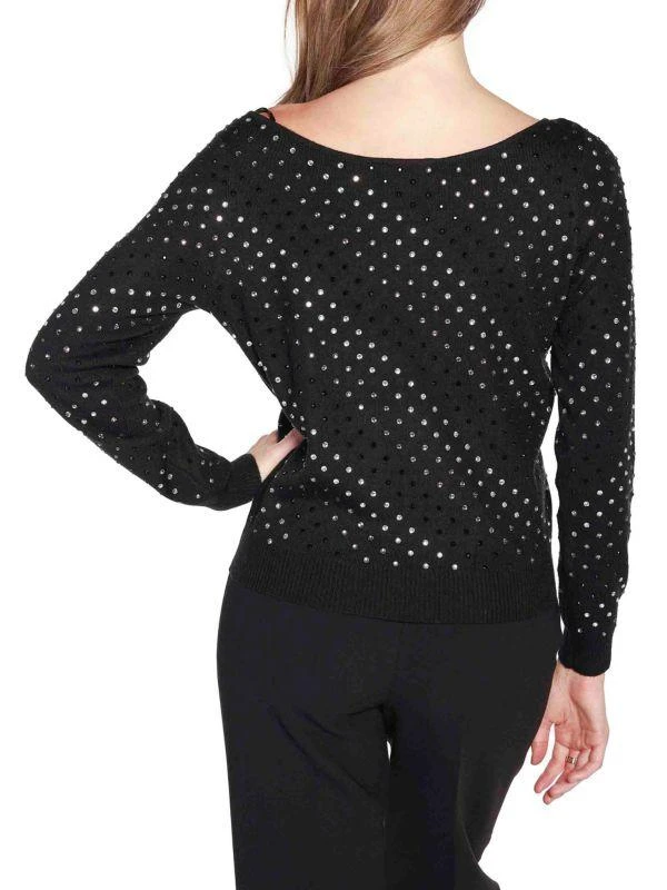belldini Rhinestone Embellished Long Sleeve Sweater 2