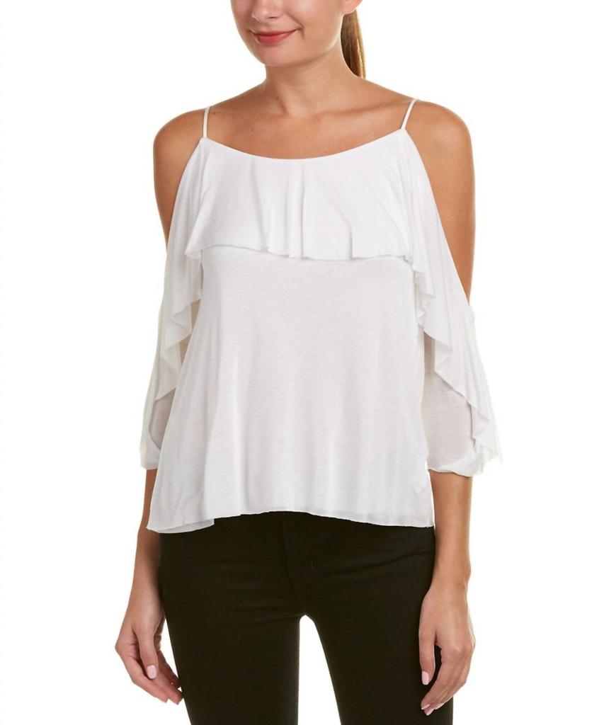 Bailey 44 Bailey 44 - Women Cold Shoulder Spaghetti Strap Layered Top
