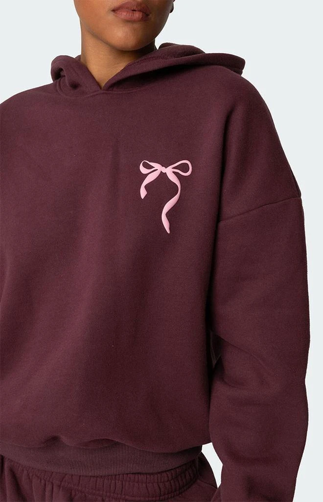 Edikted Sasha Bow Detail Hoodie 3