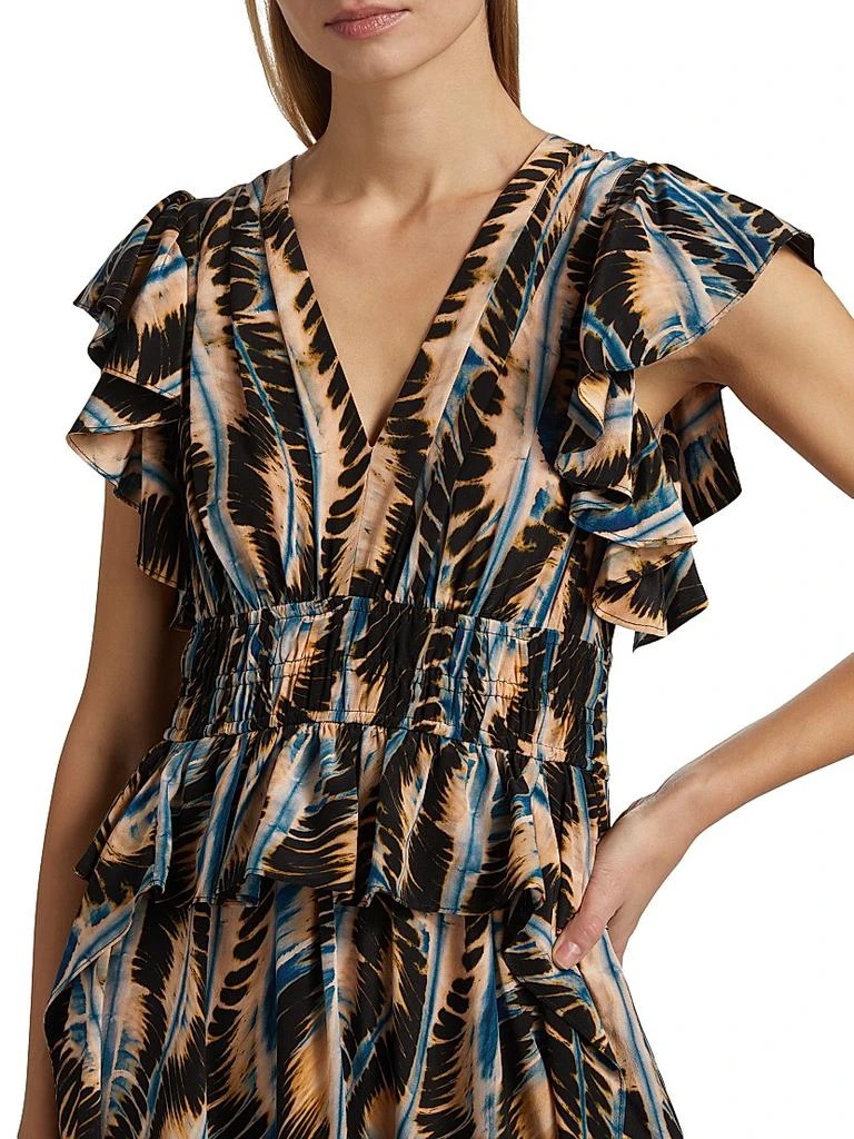 Ulla Johnson Brielle Silk Midi-Dress 6
