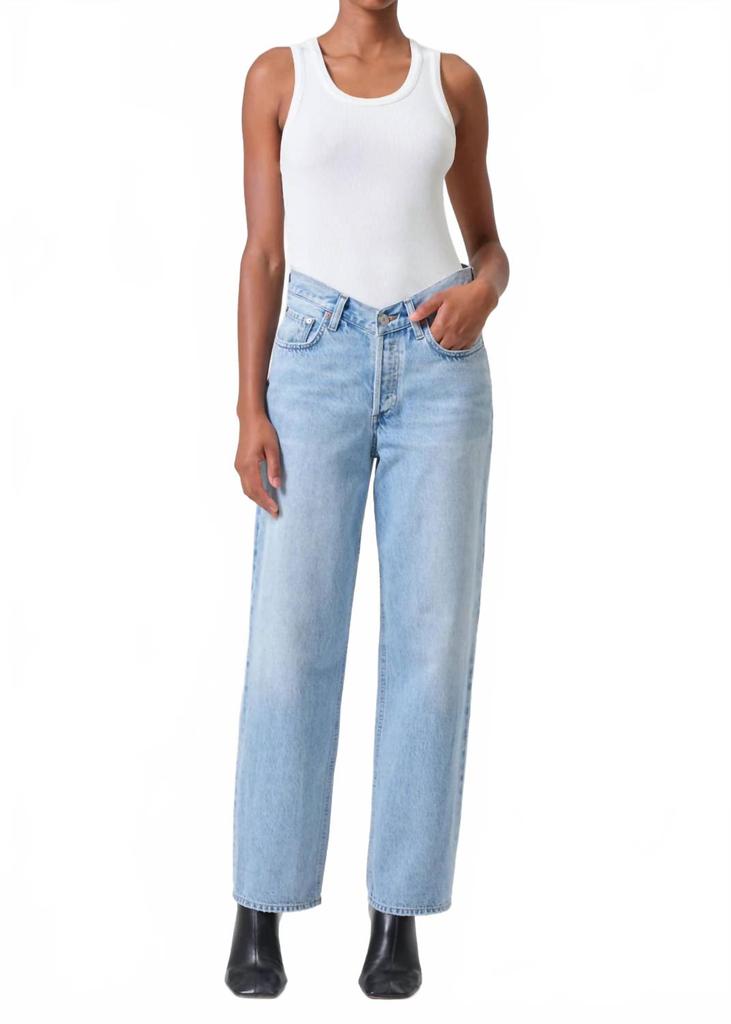 AGOLDE Blue Tanis Utility Jeans - Pants - BeyondStyle
