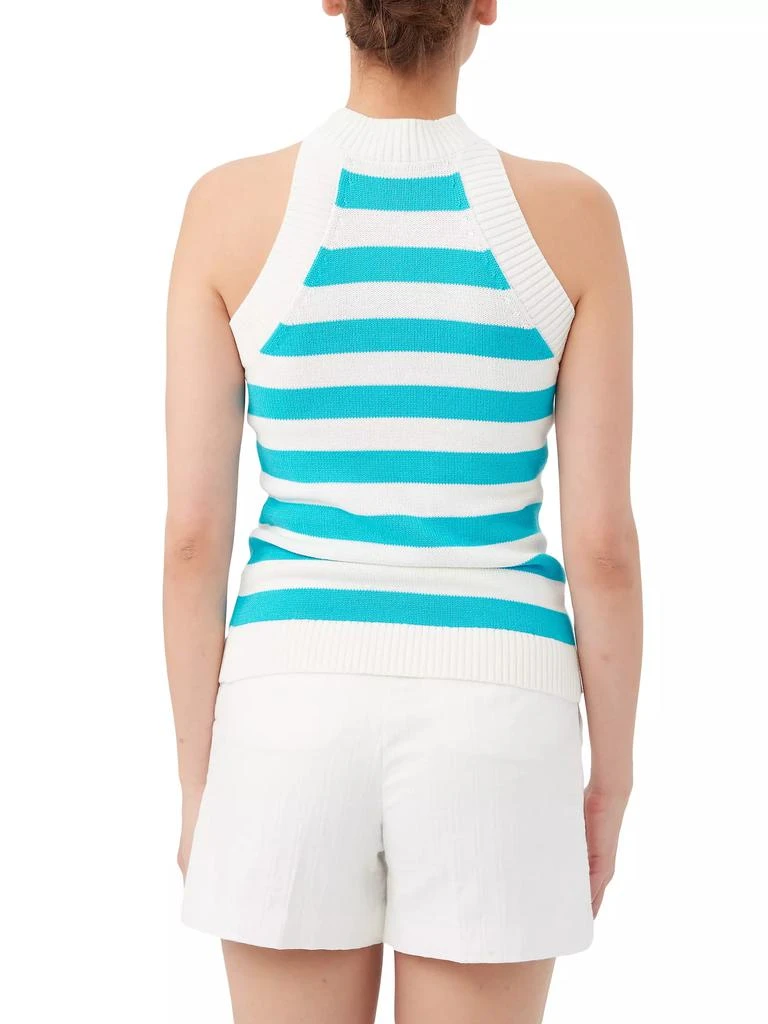 Trina Turk Mariquita Striped Cotton Knit Tank Top 4