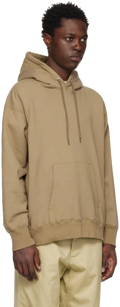 Nanamica Taupe Drawstring Hoodie 2