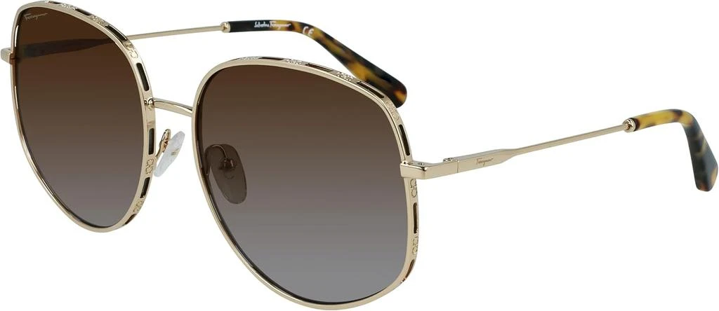 Salvatore Ferragamo Salvatore Ferragamo SF 277S 741 Gold  display picture 2