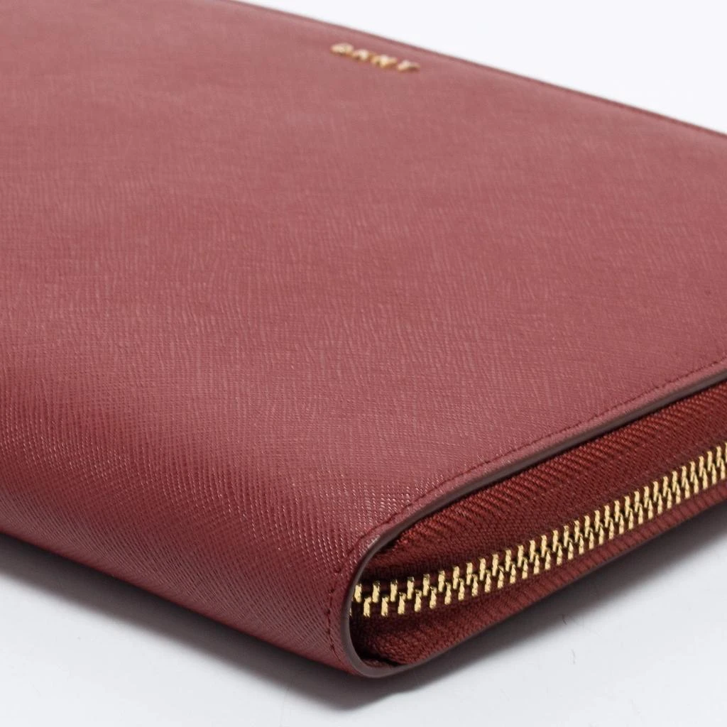 DKNY DKNY Red Leather Large Bryant Zip Around Clutch 13