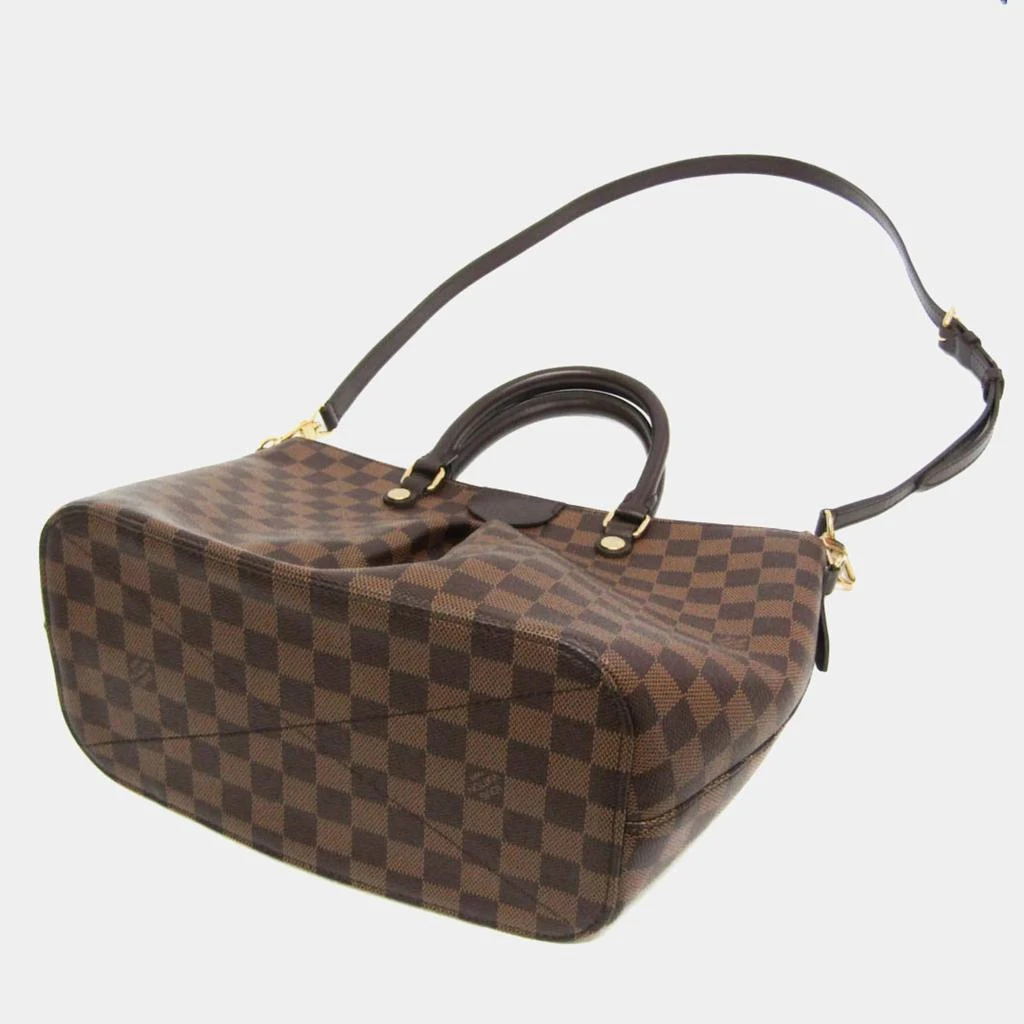 Louis Vuitton Louis Vuitton Brown Damier Ebene Canvas Siena MM Tote Bag 2