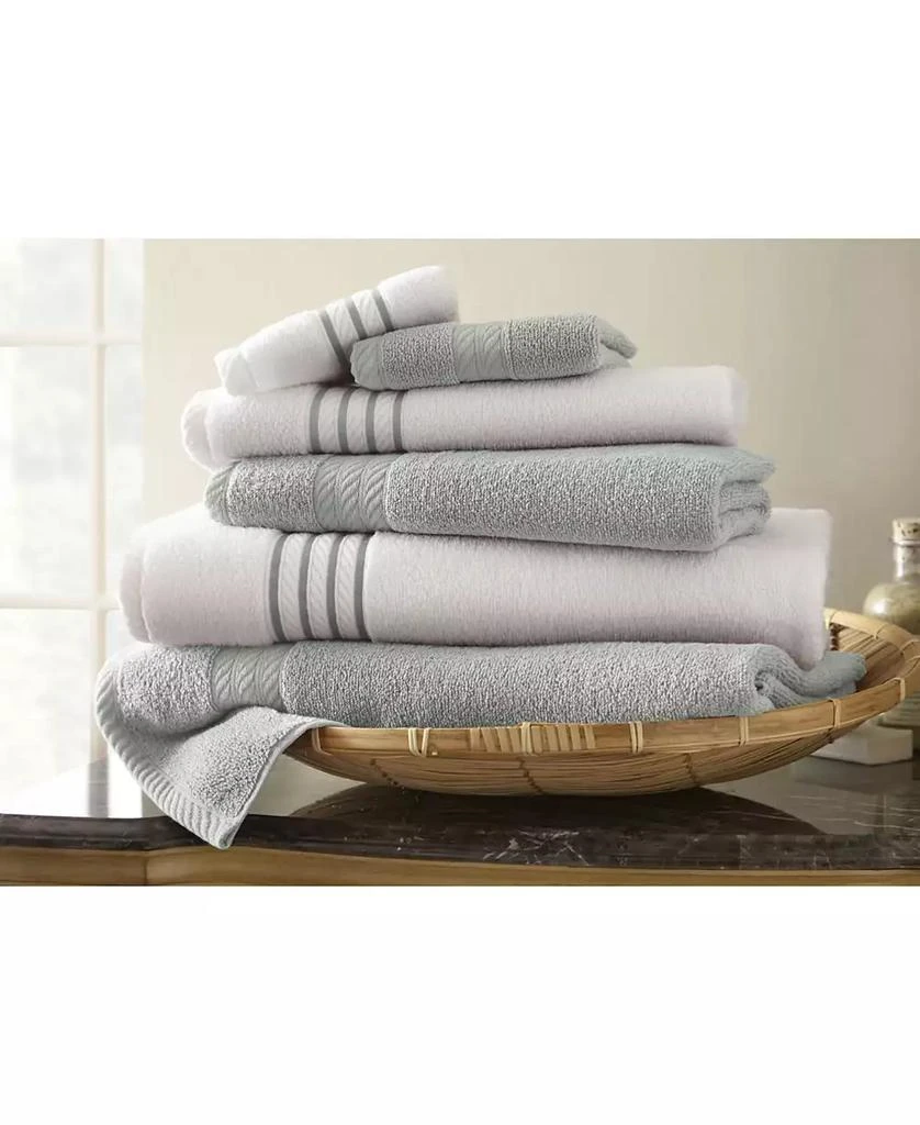 Modern Threads Quick Dry Stripe 6-Pc. Towel Set 1