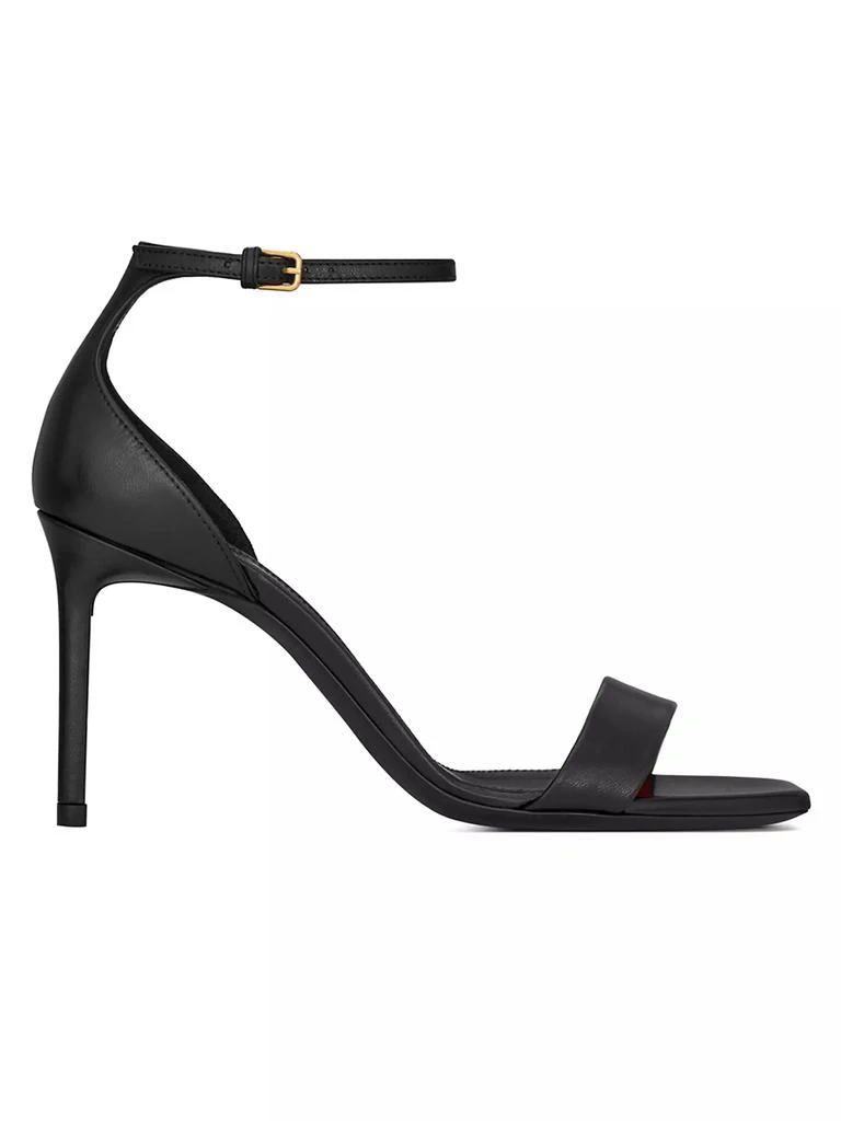 Yves Saint Laurent Amber Sandals in Leather 1