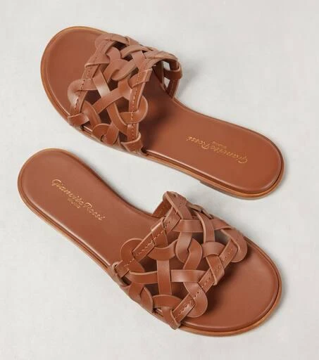 Gianvito Rossi Amalfi leather slides 5