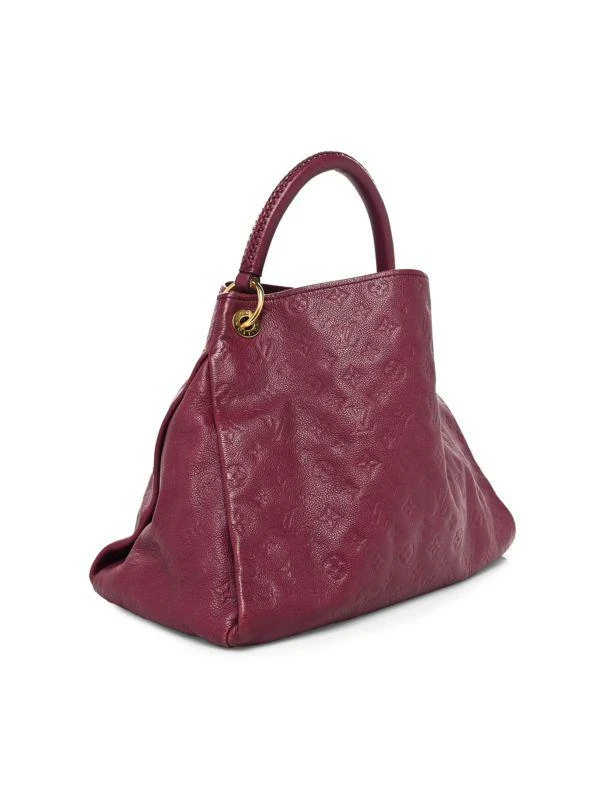 Louis Vuitton Embossed Leather Hobo Bag 2