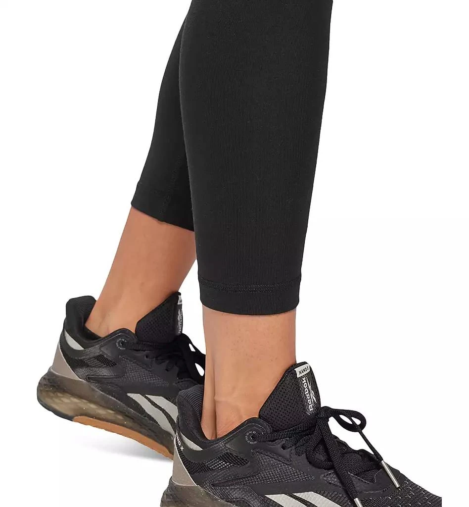 Reebok Women's Mid-rise Full Length Small Logo Leggings 4