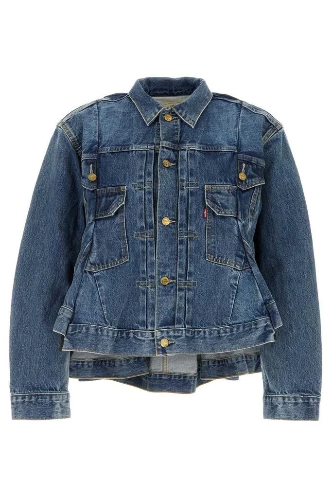 Sacai Sacai Long Sleeved Denim Jacket 1
