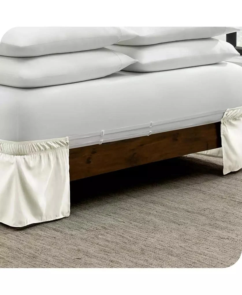 Bare Home Adjustable Wrap Around Ruffled Bed Skirt 3