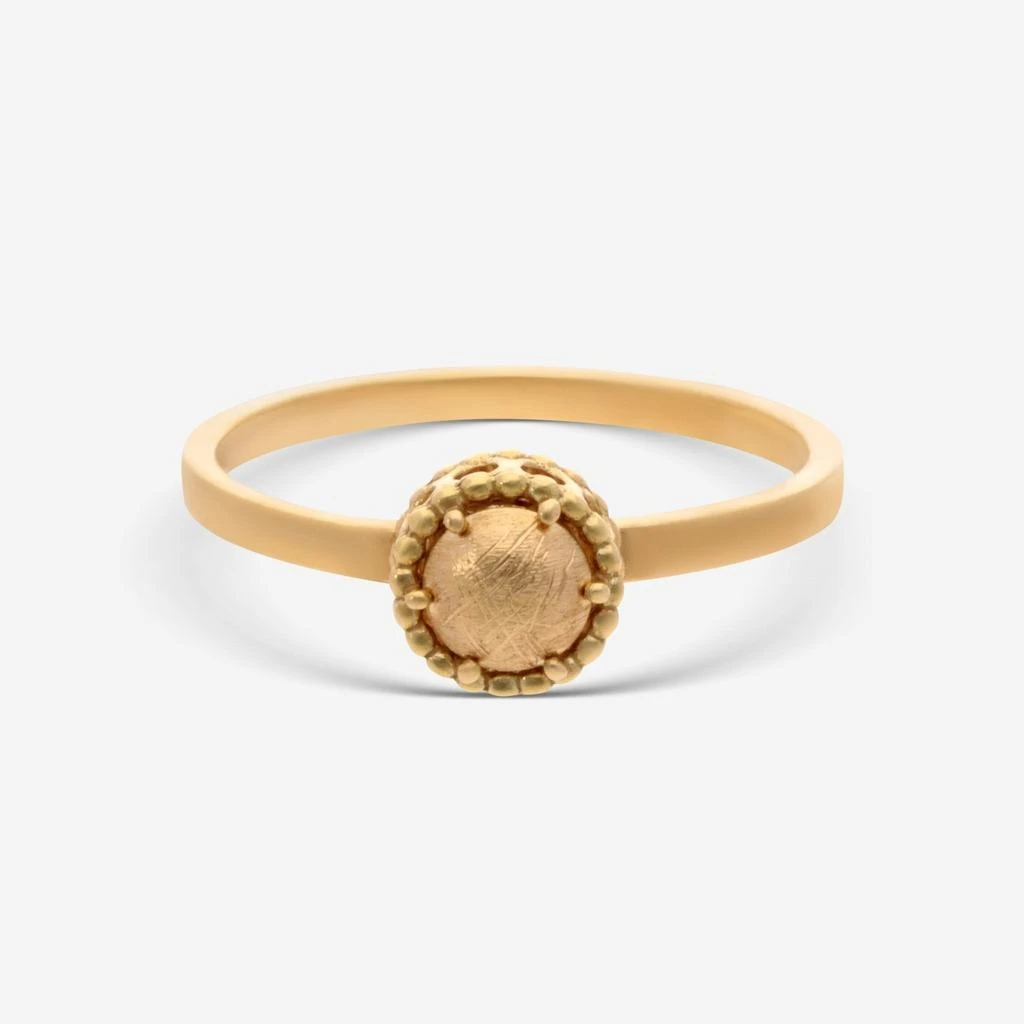 Nanis Nanis 18K Yellow Gold Ring Sz. 7.25  AH2-568 2